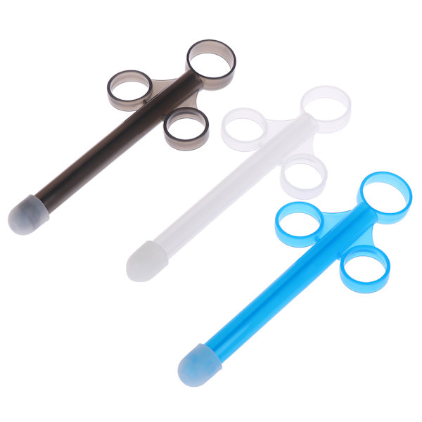 Personlig analsmörjmedel Lube Launcher Shooter Injector White