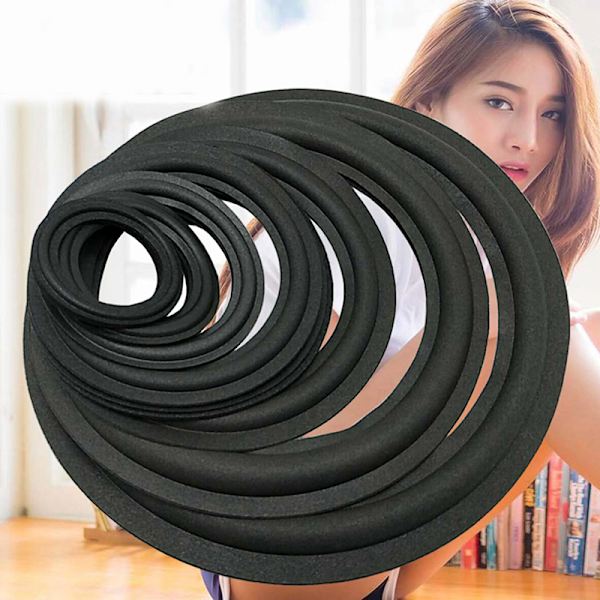 3-12 tums högtalare Surround Rubber Woofer Edge Ring Skum o Reparation 3nich