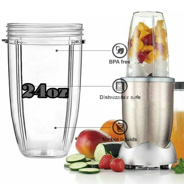 18/24/32 oz utbytesburk för blender för Nutribullet 600W mutter 18OZ