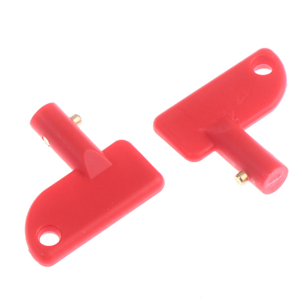 2st batteri avstängd Kill Isolator Switch reservnycklar för marin