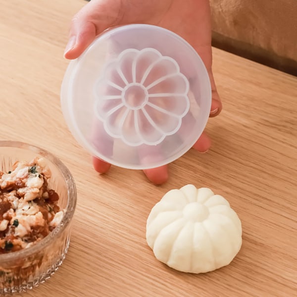 Ångad fylld bulle Maker Baozi Dumpling Moon Form bakning