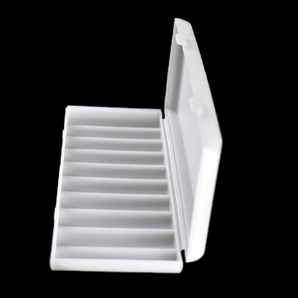 Bärbar plast case cover hållare förvaringsbox för 10st