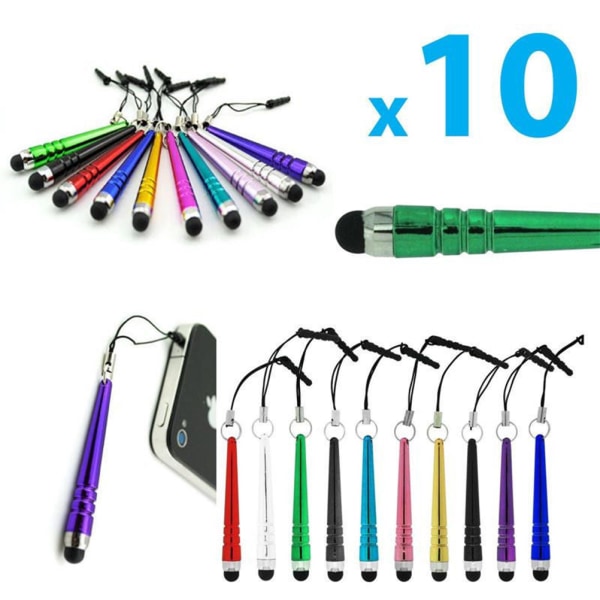 10st Universal Stylus Touch Penna i metall