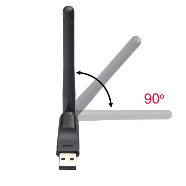 Högkvalitativ USB trådlöst nätverkskort Laptop WiFi-sändare A3