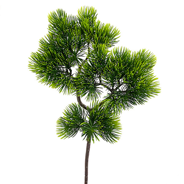 Plast Konstgjord Pine Cypress Bonsai Desktop Trädgård Plast A