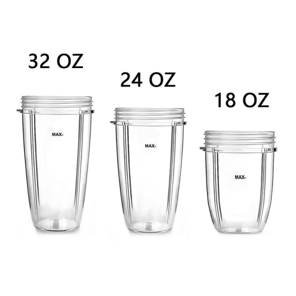 18/24/32 oz utbytesburk för blender för Nutribullet 600W mutter 18OZ