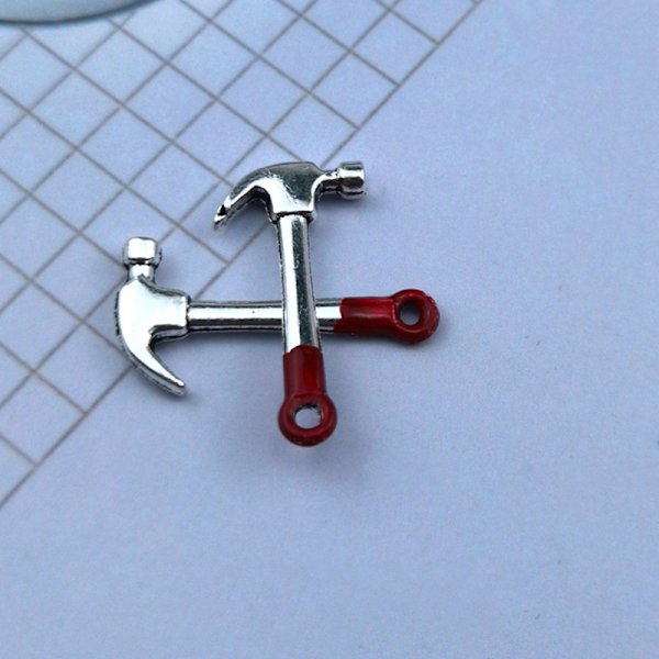 2PCS Dockhus mini heminredning simulering underhåll också Red