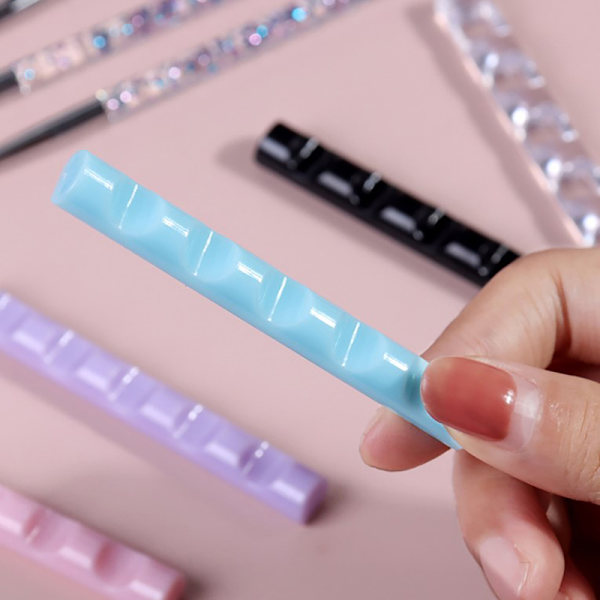 Akryl Nagelborstställ Hylla Målning Penna Rest Hållare Stativ UV Transparent