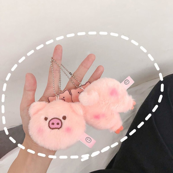 Bentoy Pig Plush Pink Soft Pig Nyckelringstillbehör e Student B A2