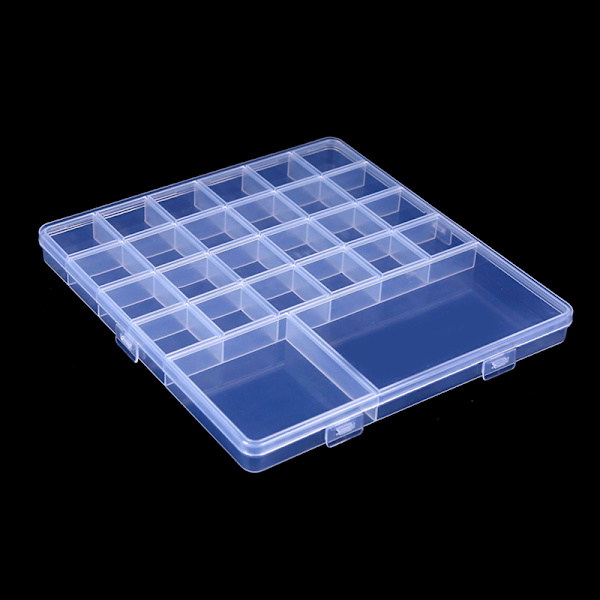 26Grids Plastfack Förvaringslåda Behållare Smycken Bea