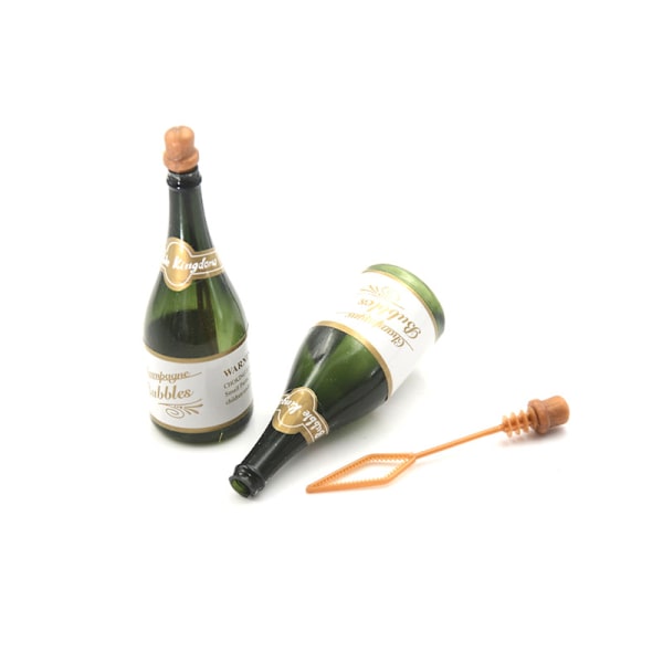 5 st Romantiskt bröllopsfest Champagneflaska Form DIY Self Wat