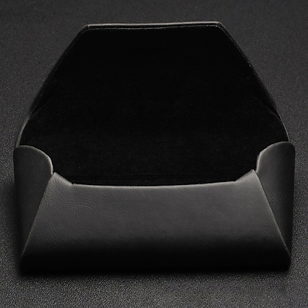 Case Case i läder för kvinnor Glasögon Black