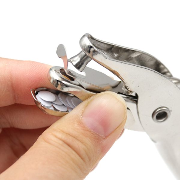 Enkelt hål 3 mm/6 mm pordiameter stanstång Handpappersskrot A