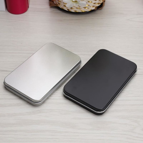 Mini Iron Box Slide Cover Förvaringsbox Bröllop Smycken Pill Case P10