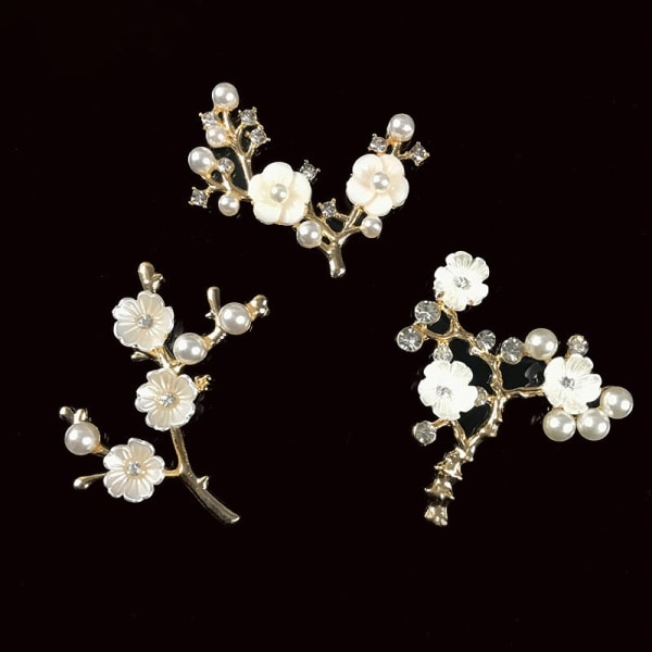 1st Imitation Pearl Rhinestone Flower Branches DIY Smycken Mak A4