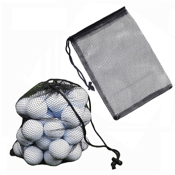 Mesh förvaringsväska Slitstark nylon Mesh dragsko Tvättpåse Sköljningar 25*30CM