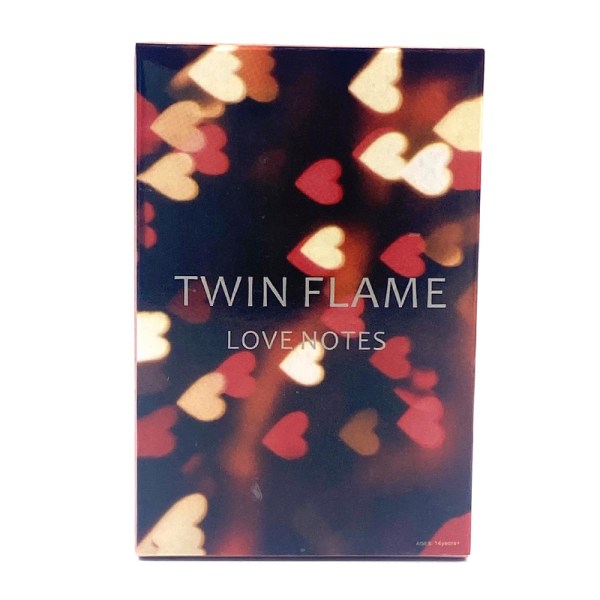 1 Box Twin Flame Love Notes Oracle Tarot Cards Pink Messages Car