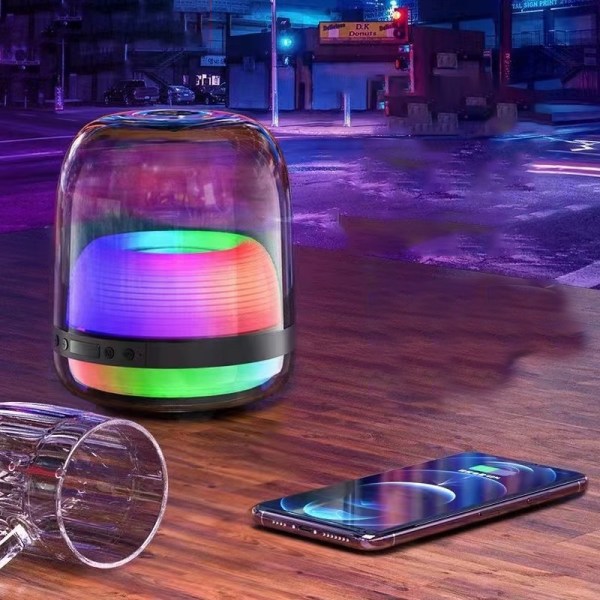 360 graders LED Subwoofer HIFI Ljudkvalitet Desktop Wireless Bl A3-1 Microphone