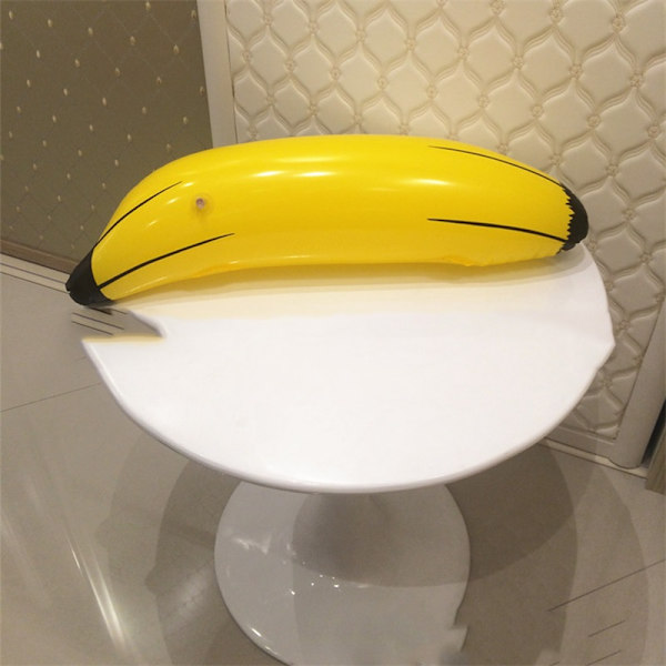 Stor 66cm Uppblåsbar Banan PVC Blow up Tropical Fruit Cute To Yellow 66*25CM