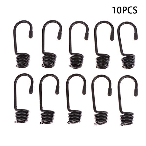 10 st spiralkrokar för spännare Marine Cord Bungee Elastic R B