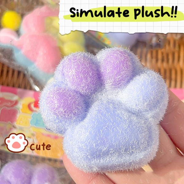 Cat Paw Mochi Taba Squishy Fidget Toy Cat Paw Slow Rebound Stre A1