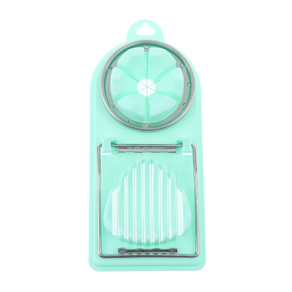 Egg ter Egg Slicer Sectioner ter Form Flower-Shape Lunch Mea Green