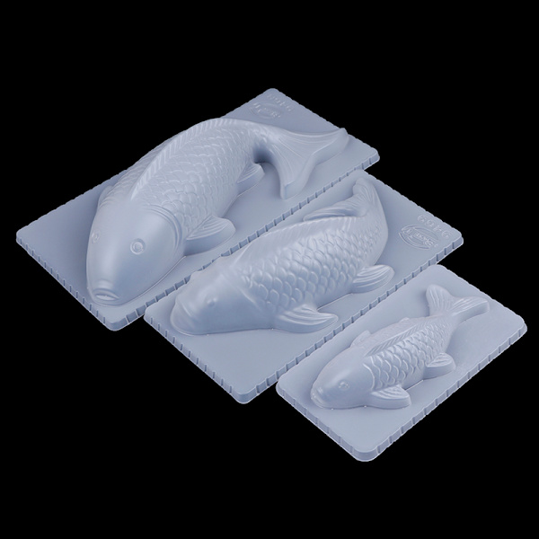 3D Plast Koi Karp Fisk Riskaka Mould Gelé Handma M:18*9.5cm