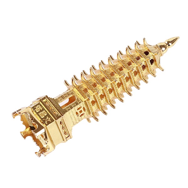 Zinklegering Feng Shui Education Tower Levels Wen Chang Pagoda De Gold