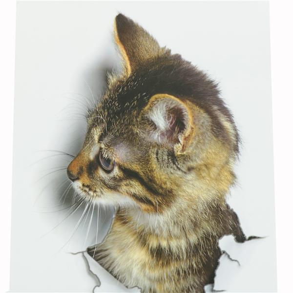 e Cat Wall Sticker För Vardagsrum Sovrum Skåp Toalett Deco C