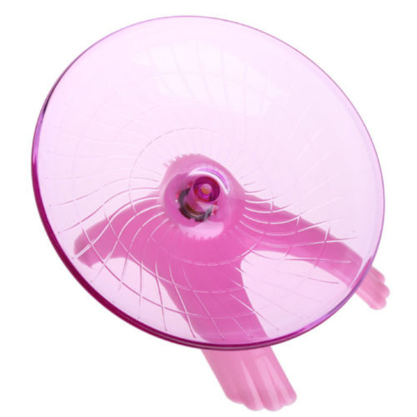Running Disc Flying Saucer Träningshjul Leksak för möss Dvärg Ha Blue