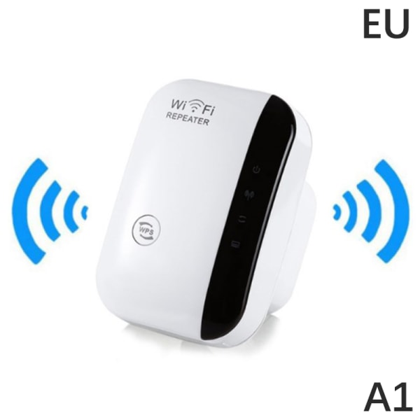 300 Mbps WiFi Repeater WiFi Extender Förstärkare WiFi Booster Wi F White-EU