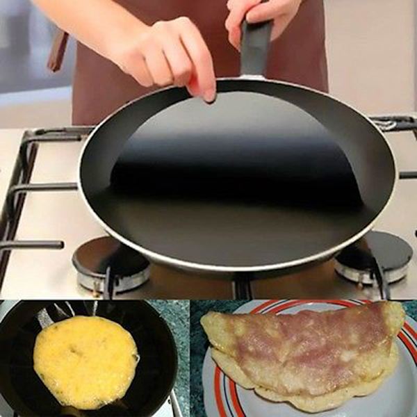 Stekpanna Liner Non-Stick Liner För Stekpanna Fry Bacon Egg H