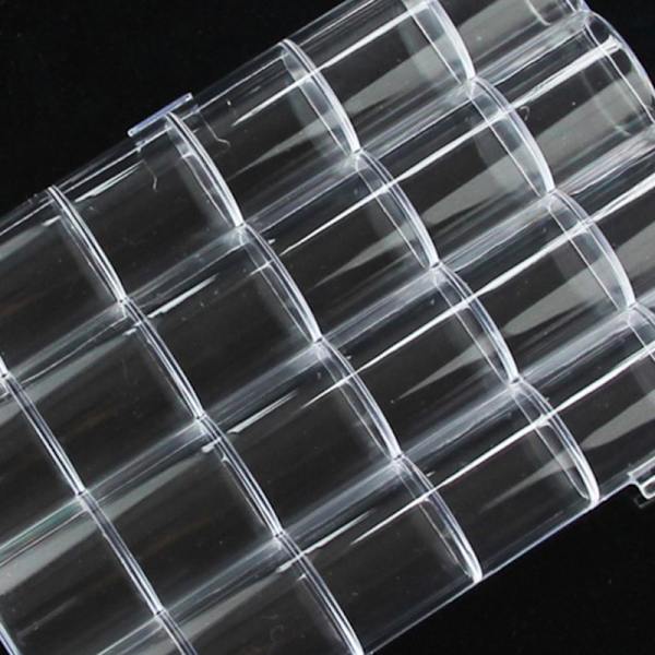 Nail Art Charm Tom förvaringslåda Organizer Box Display Box DIY