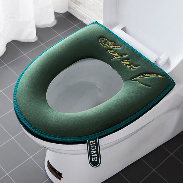 Universal Cover Vinter Varm Mjuk WC Matta Tvättbar Re Brown