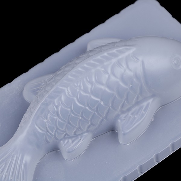 3D Plast Koi Karp Fisk Riskaka Mould Gelé Handma M:18*9.5cm