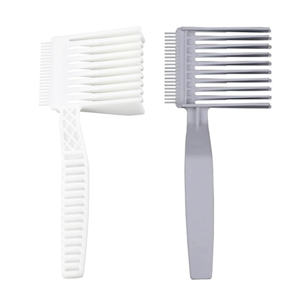 Clipper Barber Fade Combs Ergonomiska män Styling Tool Hår ting White