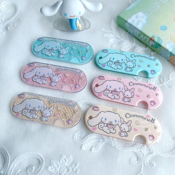 Sanrio Mini Carry Comb Anime e Plastic Hair Straightening Comb A7