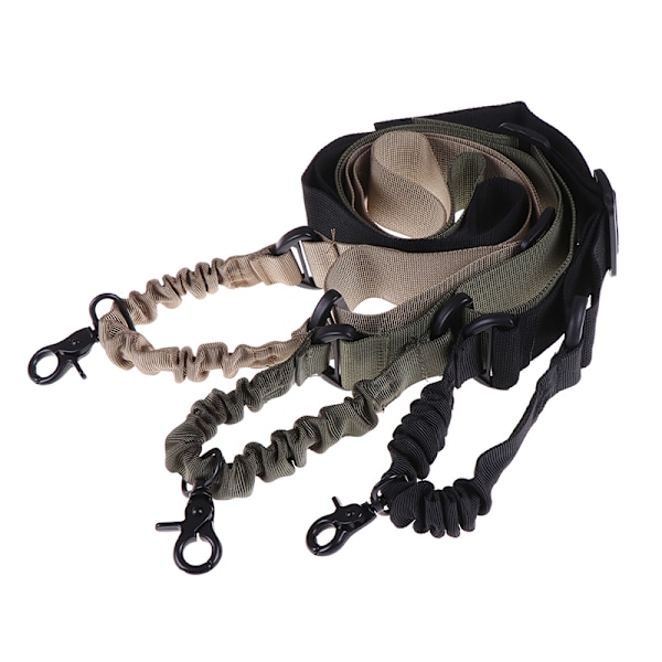 Tactical Sling Justerbar 1 Single Point Bungee Quick Release R Black