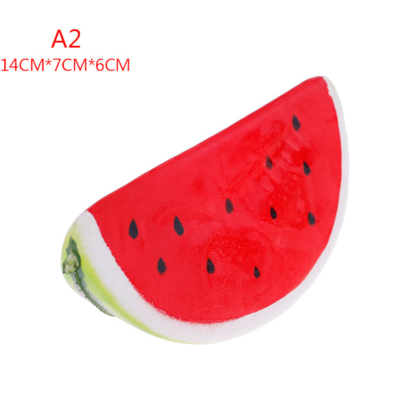 1 st Jätte jumbo mjuka vattenmelon squeeze leksaker A2