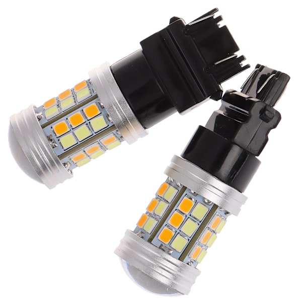 2st 3157 LED Bärnstensvit Bak Blinkers Parkering Hög power