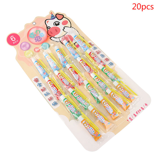 Safe Magic Bubble Lim Toy Blåser Färgglad Bubble Ball Plast 20pcs