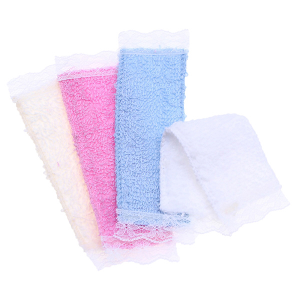 Dollhouse Mini Badrum Spetshandduk Docka Badrum Badhandduk Sho A3