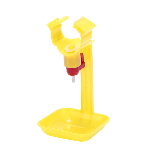 10 st fjäderfä kyckling hängande anka dricksvatten nippel drinke Yellow 14cmx6.5cm