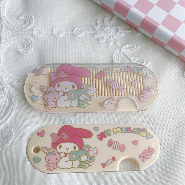 Sanrio Mini Carry Comb Anime e Plastic Hair Straightening Comb A20