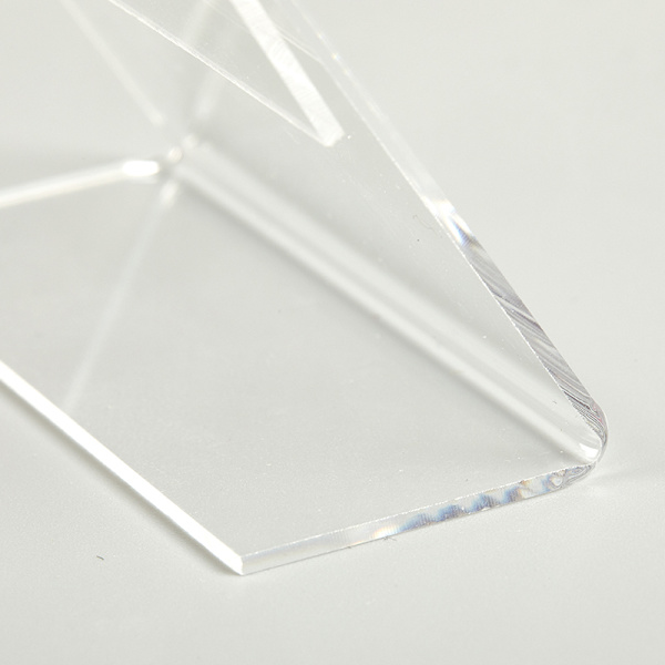 10 st Akryl Transparent Display Stand Skrivbordsskylt Etikettram P 4*6CM
