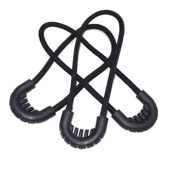 10 st EDC Multi-purpose Zip Zipper Drag sladdrep För Outdoo Black