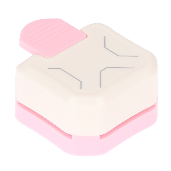 3 i 1 hörn rundare pappersstans 4 mm 7 mm 10 mm hörn rundare Pink
