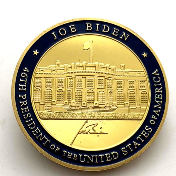 USA:s 46:e president Joe Biden Commemorative Coi