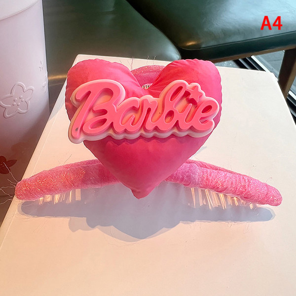 Barbie Style Butterfly Knot Hair Catch Pink Girl Heart Pan Hair A2