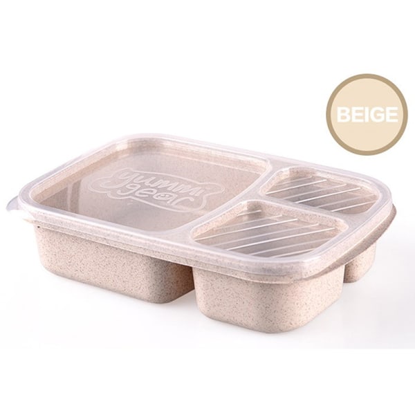 Bento Box Grade Wheat Straw Storage Case Portable Storage Con A3